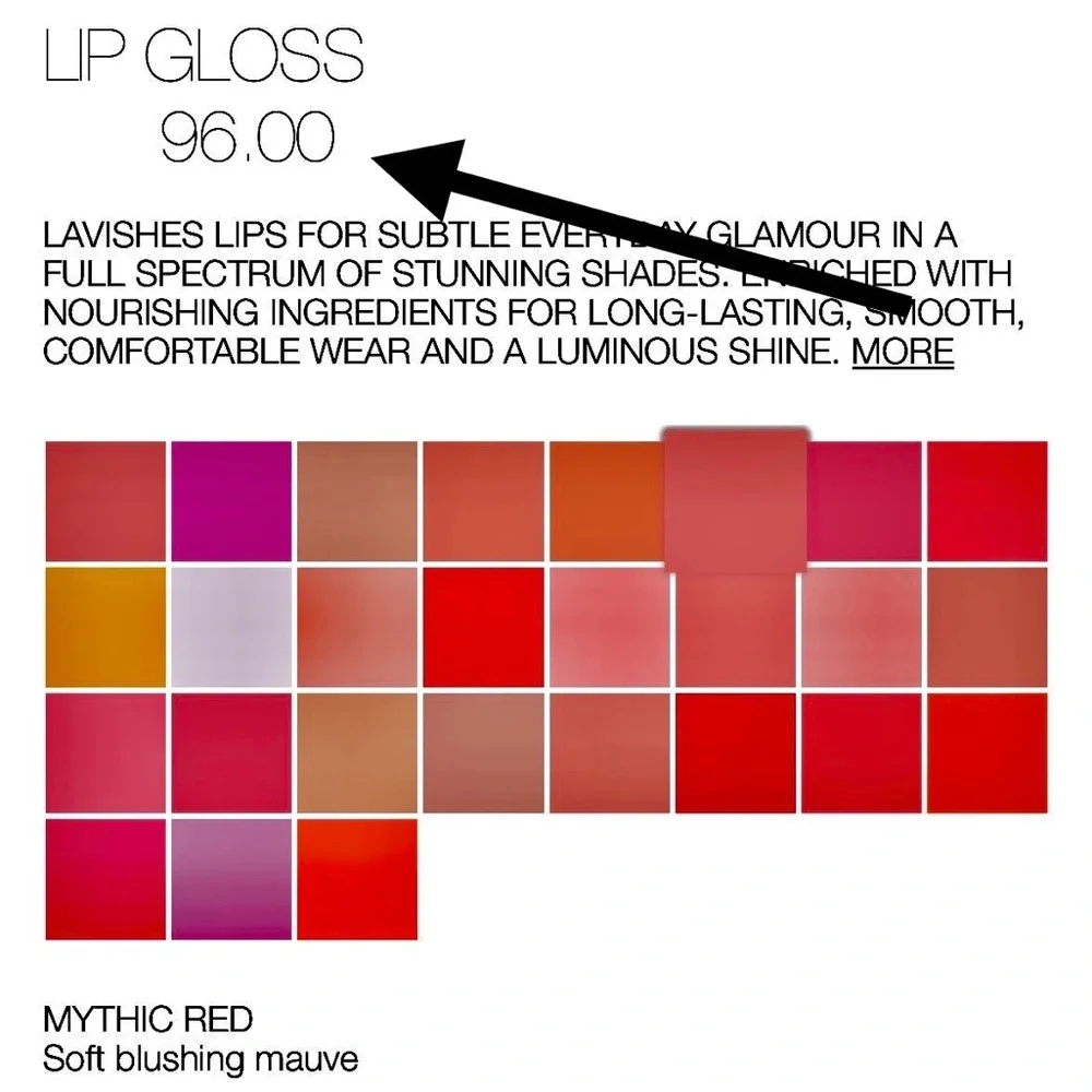 NARS RARE ORIGINAL Mythic Red Lip Glacé